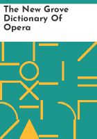 The_New_Grove_dictionary_of_opera